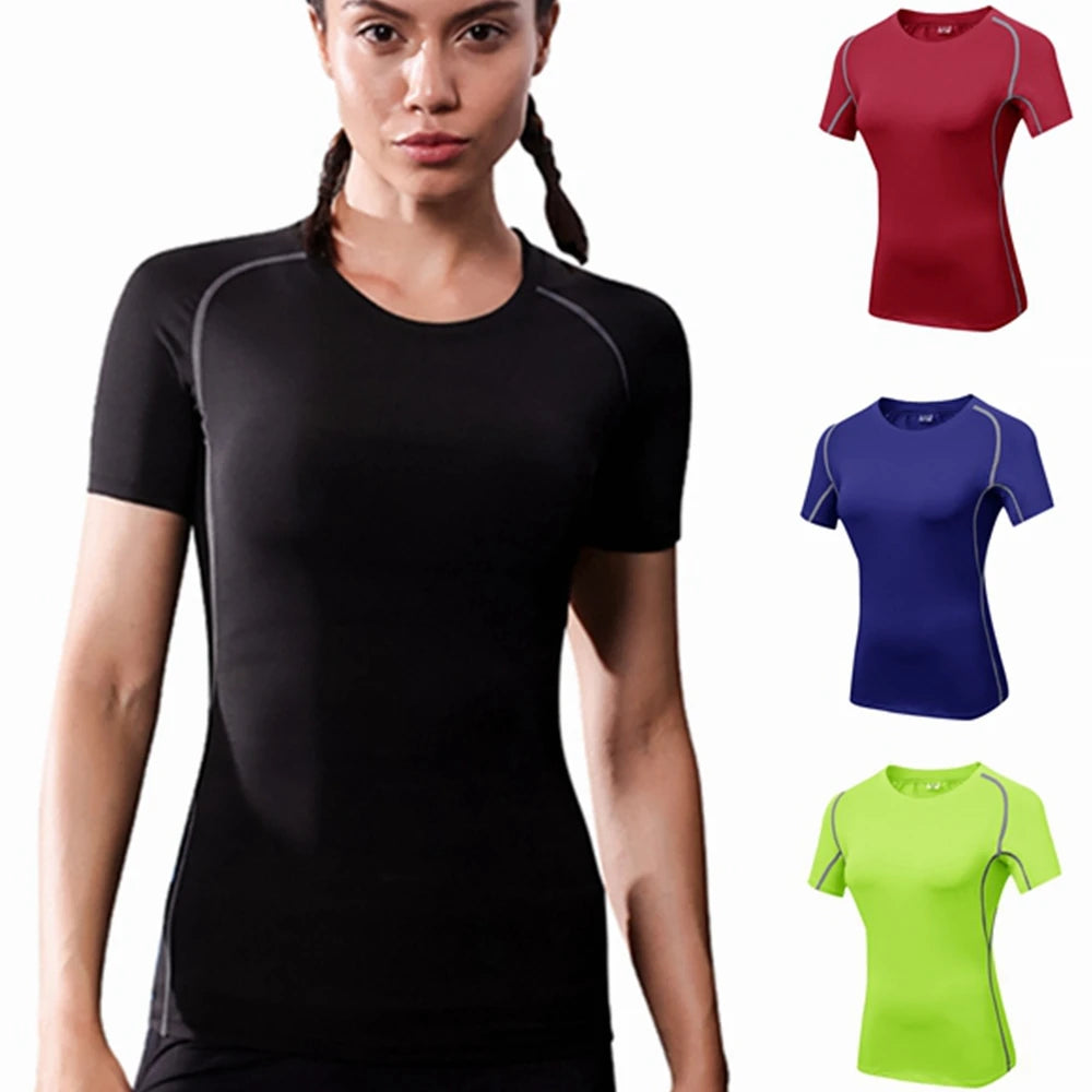 Yoga Top for Women Quick Dry Sport Shirt Women Fitness Gym Top Fitness Shirt Yoga Running T-Shirts Female Sports Top