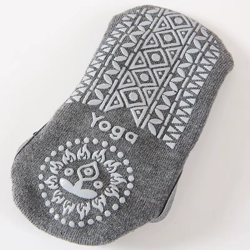 Women Yoga Pilates Socks Anti-Slip Socks Breathable Cotton Ballet Socks Good Grip for Women