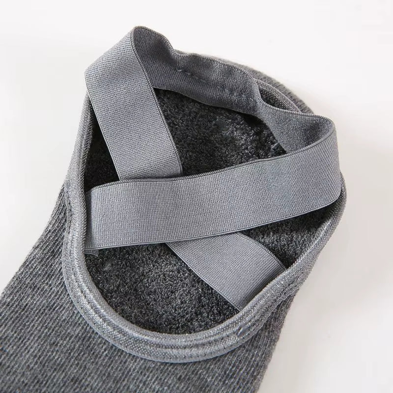 Women Yoga Pilates Socks Anti-Slip Socks Breathable Cotton Ballet Socks Good Grip for Women